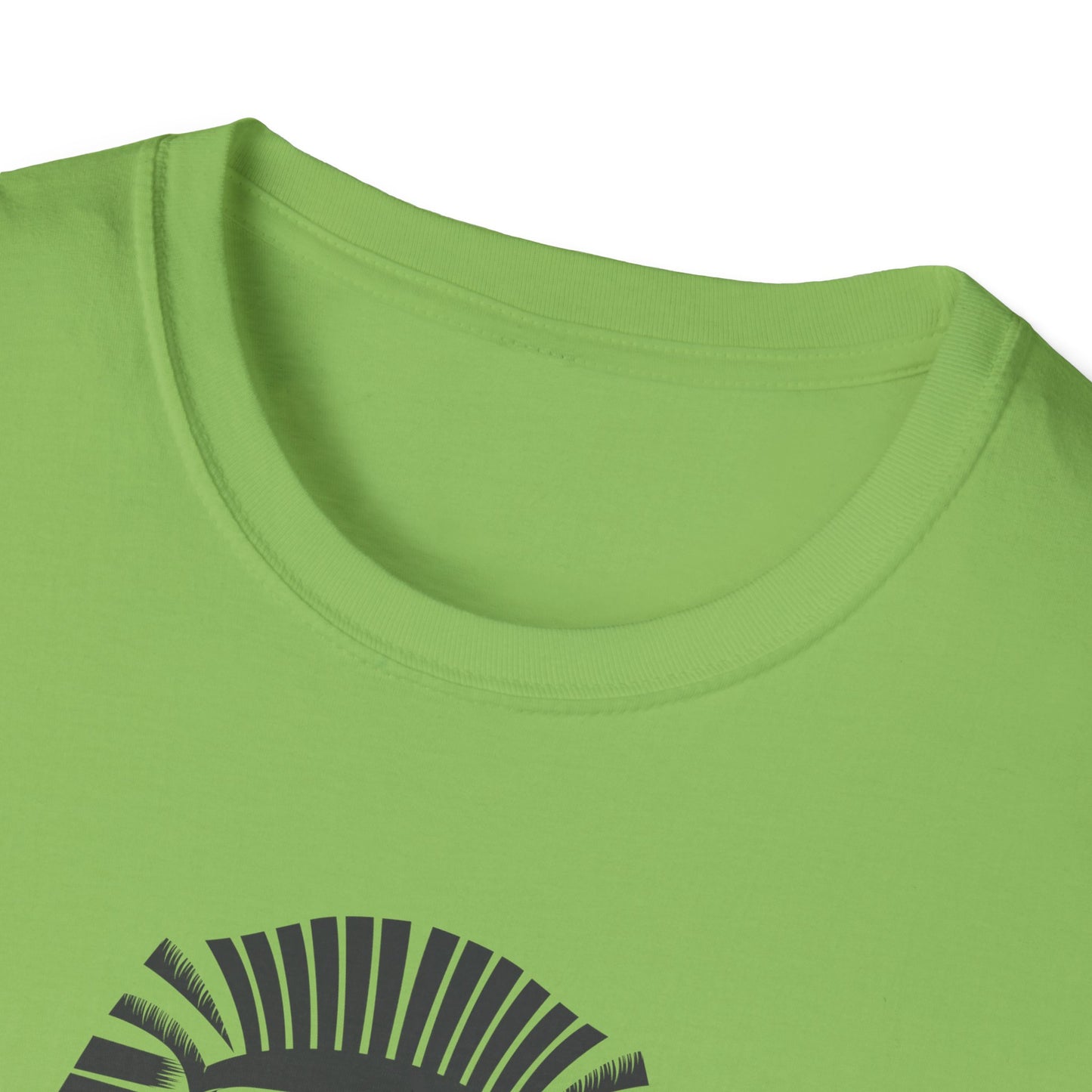 Unisex Softstyle T-Shirt - Alien Pharaoh Graphic Tee - Perfect for Casual Wear and Sci-Fi Lovers