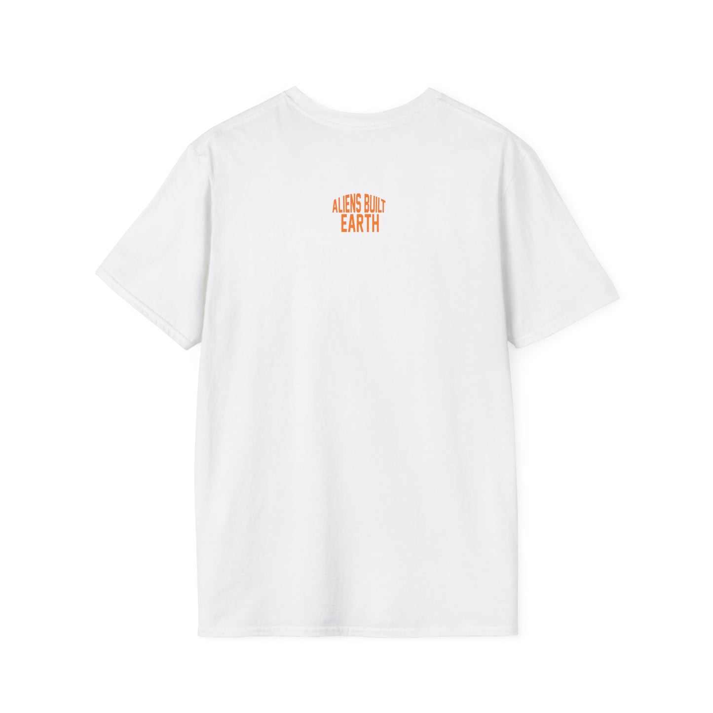 Unisex Softstyle T-Shirt - Alien Pharaoh Graphic Tee - Perfect for Casual Wear and Sci-Fi Lovers