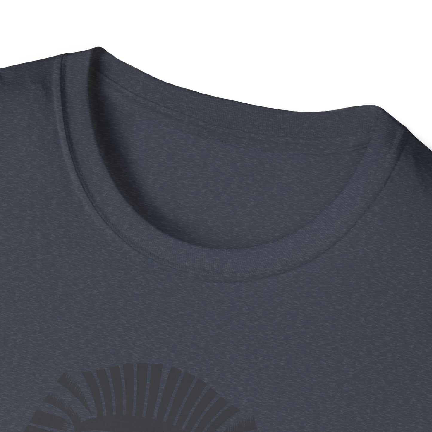 Unisex Softstyle T-Shirt - Alien Pharaoh Graphic Tee - Perfect for Casual Wear and Sci-Fi Lovers