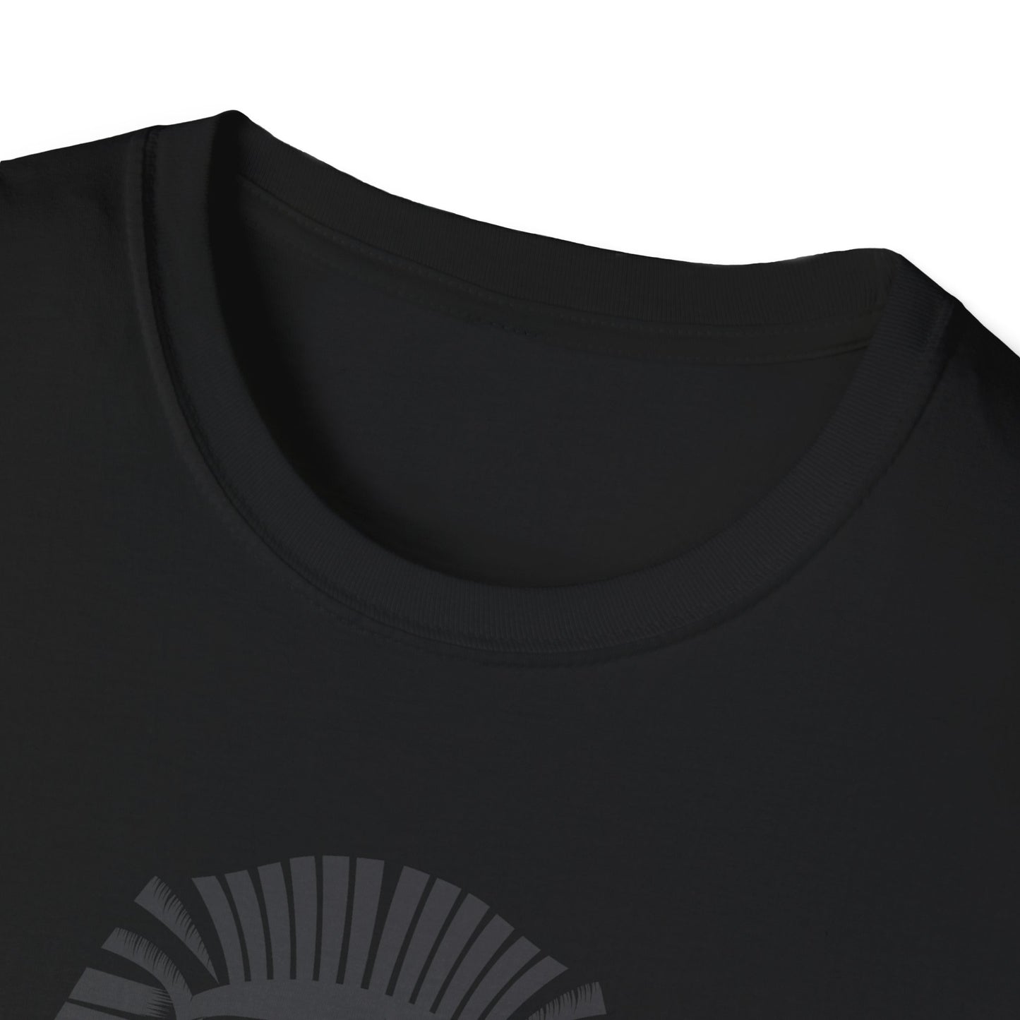 Unisex Softstyle T-Shirt - Alien Pharaoh Graphic Tee - Perfect for Casual Wear and Sci-Fi Lovers