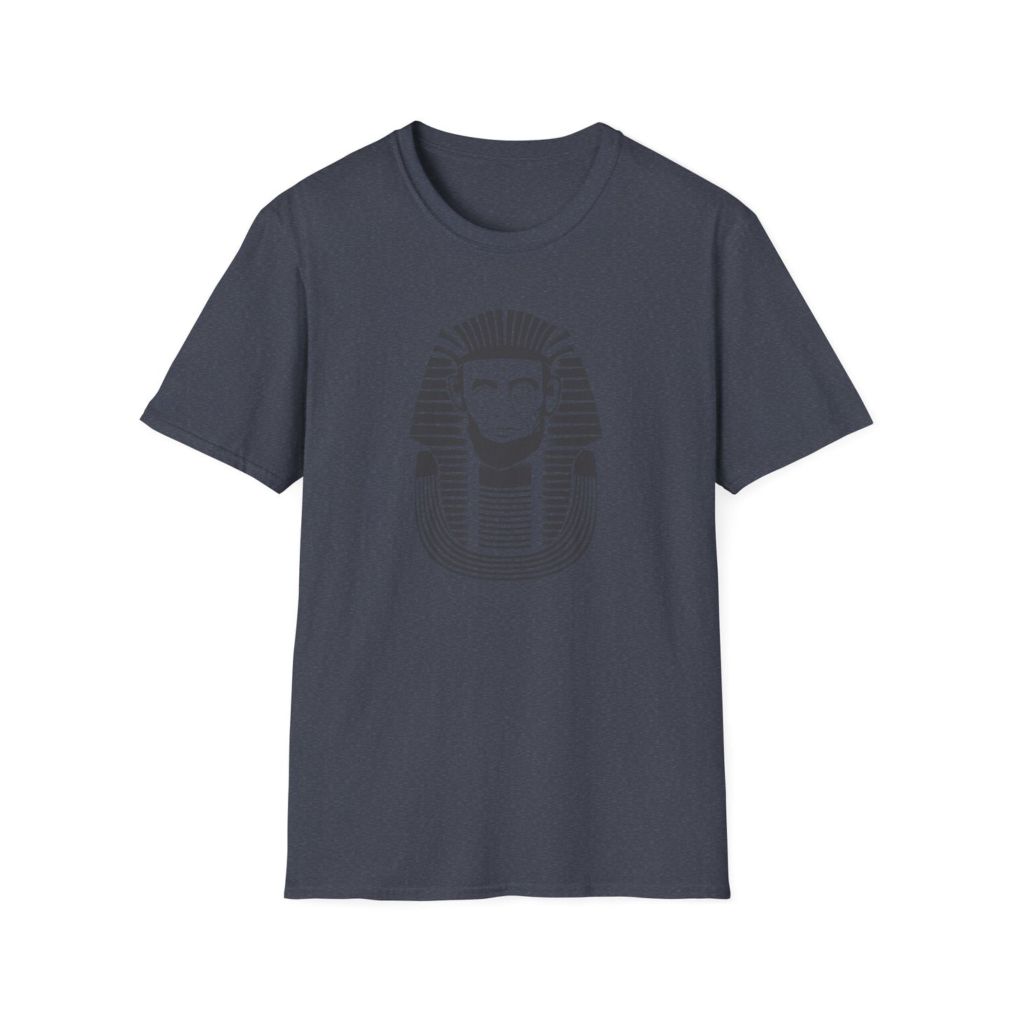 Unisex Softstyle T-Shirt - Alien Pharaoh Graphic Tee - Perfect for Casual Wear and Sci-Fi Lovers