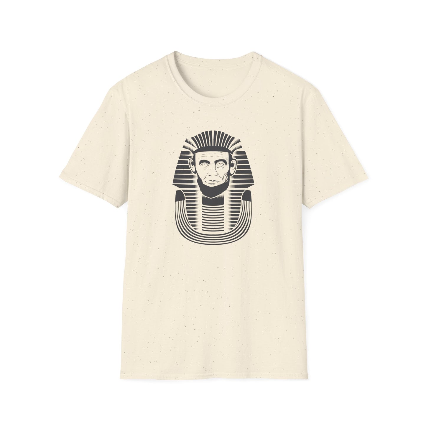 Unisex Softstyle T-Shirt - Alien Pharaoh Graphic Tee - Perfect for Casual Wear and Sci-Fi Lovers