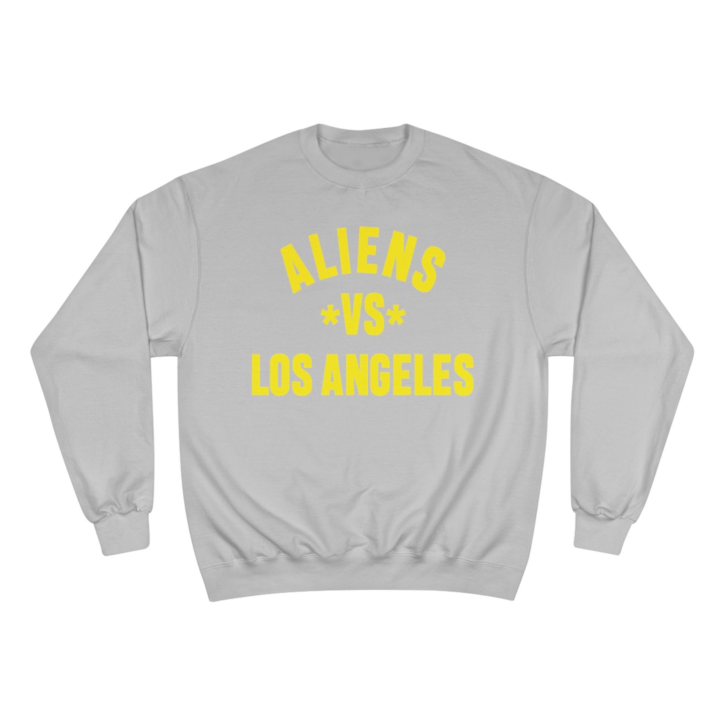 Champion Sweatshirt: ALIENS VS LOS ANGELES Graphic Sweatshirt