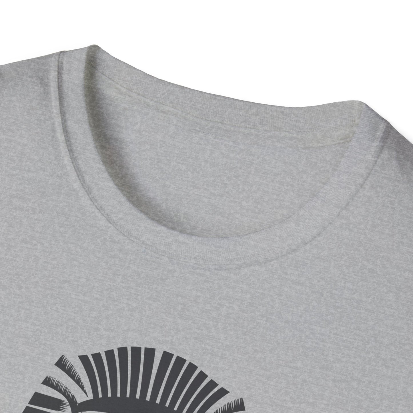 Unisex Softstyle T-Shirt - Alien Pharaoh Graphic Tee - Perfect for Casual Wear and Sci-Fi Lovers