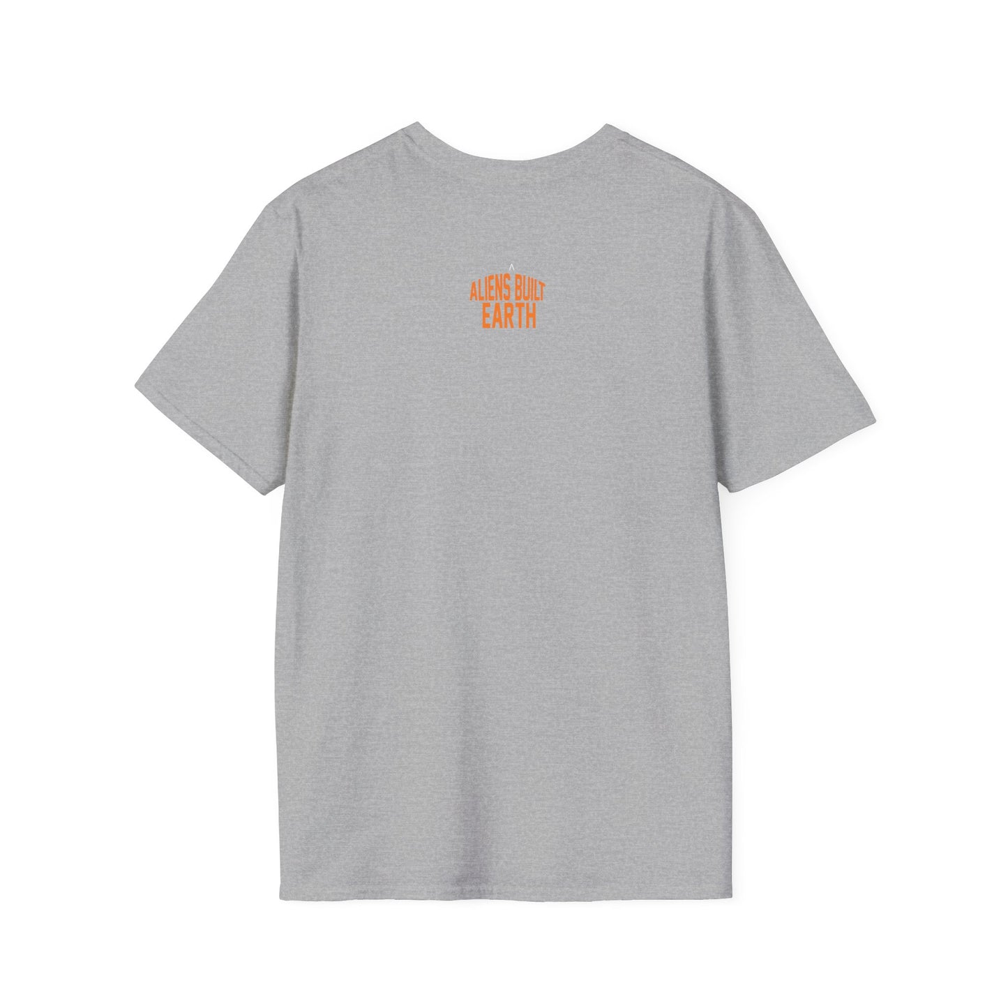 Unisex Softstyle T-Shirt - Alien Pharaoh Graphic Tee - Perfect for Casual Wear and Sci-Fi Lovers