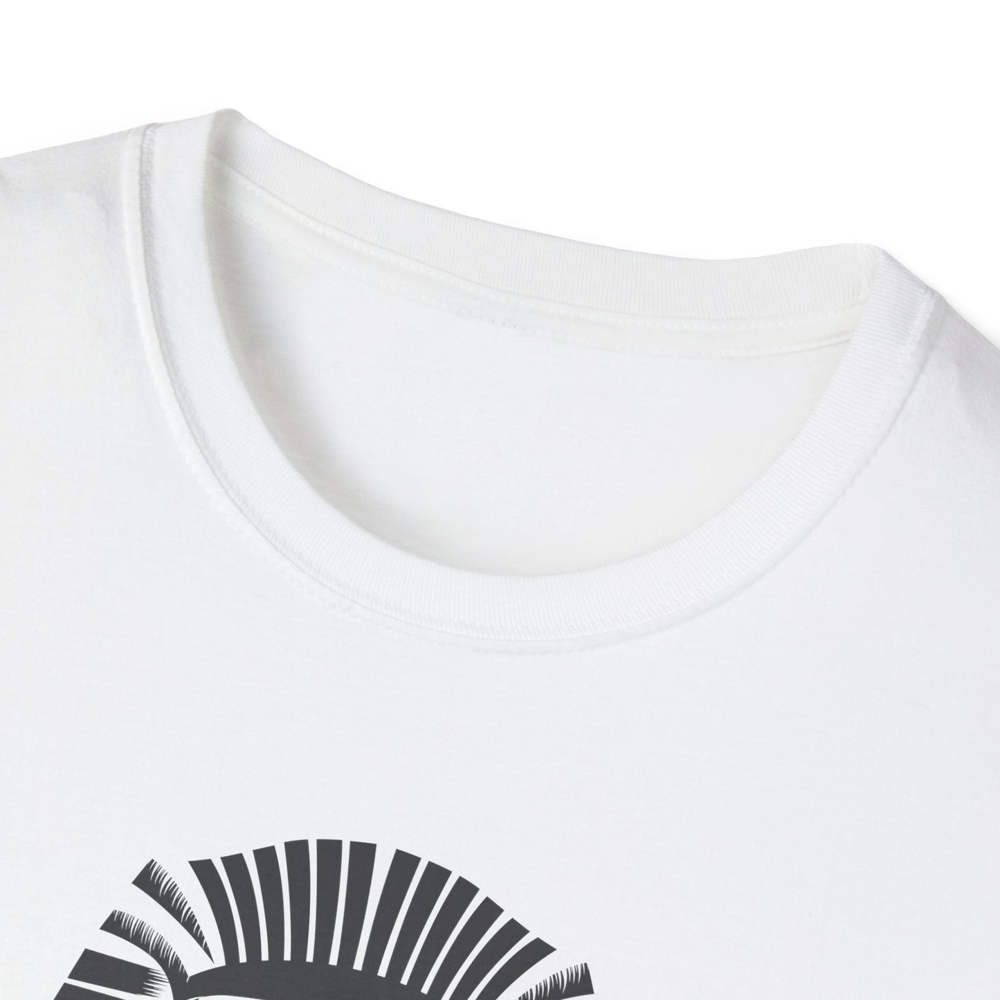 Unisex Softstyle T-Shirt - Alien Pharaoh Graphic Tee - Perfect for Casual Wear and Sci-Fi Lovers