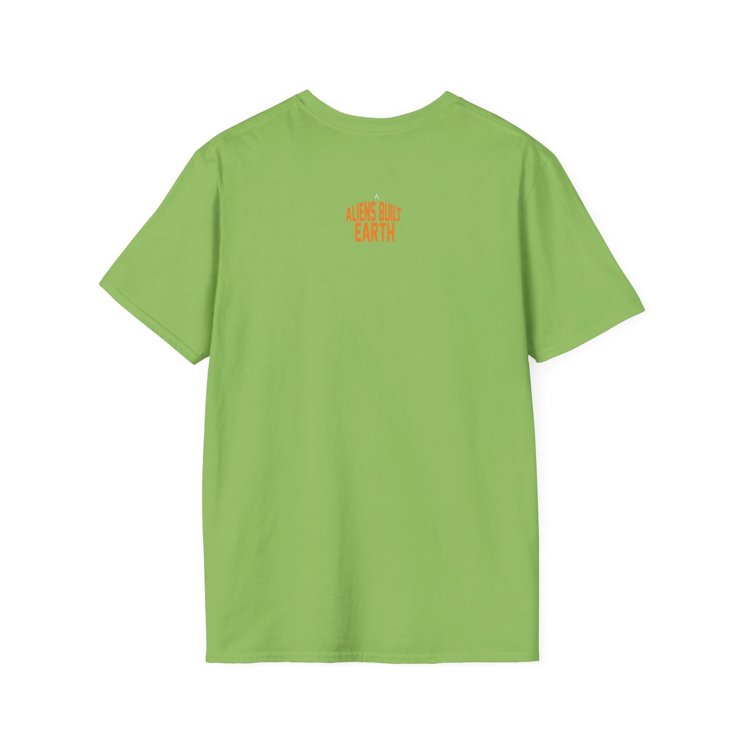 Unisex Softstyle T-Shirt - Alien Pharaoh Graphic Tee - Perfect for Casual Wear and Sci-Fi Lovers