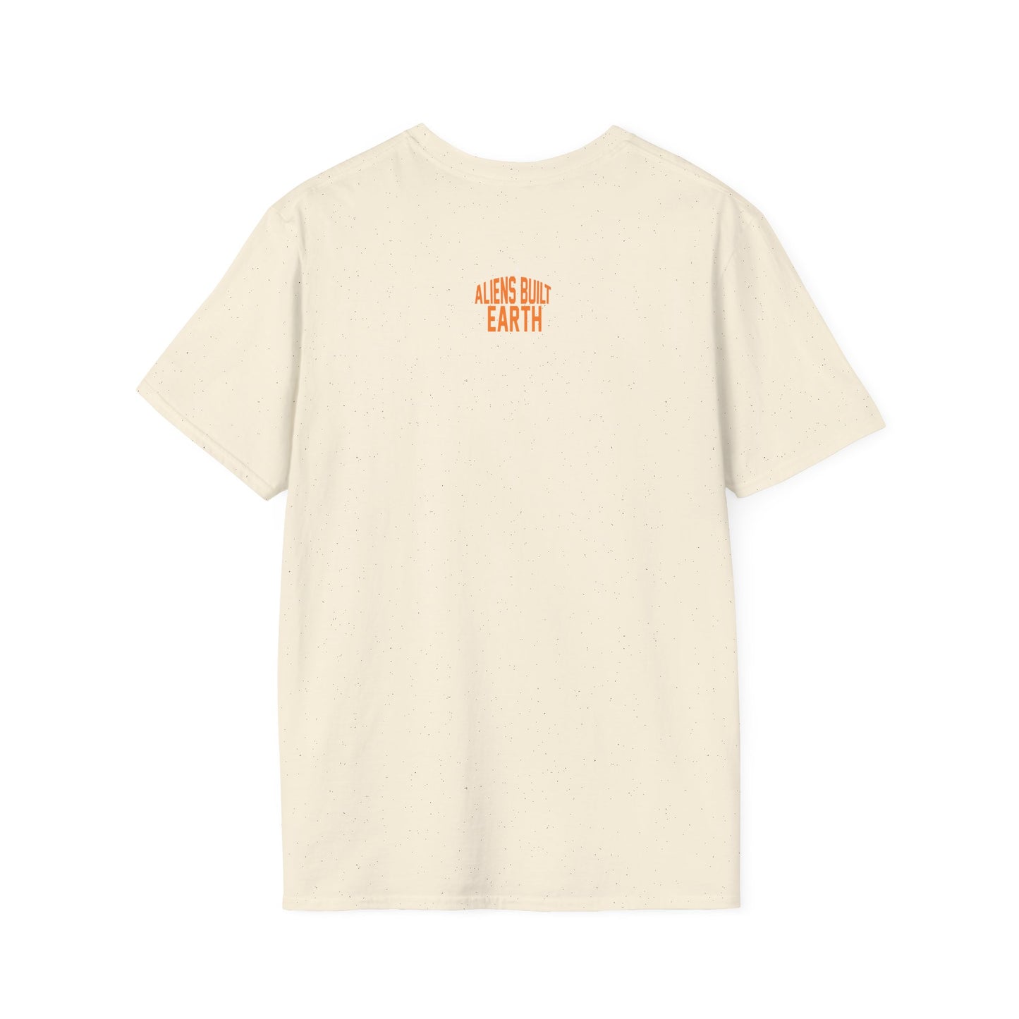 Unisex Softstyle T-Shirt - Alien Pharaoh Graphic Tee - Perfect for Casual Wear and Sci-Fi Lovers
