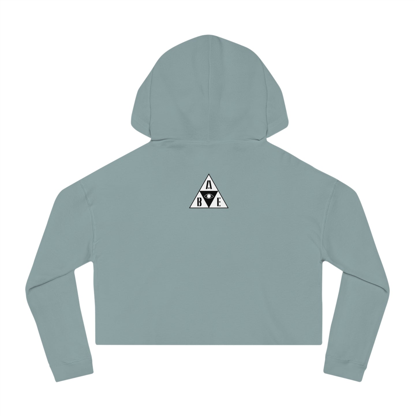 Women’s Cropped Hooded Sweatshirt - 'Aliens Built Earth' Casual Hoodie