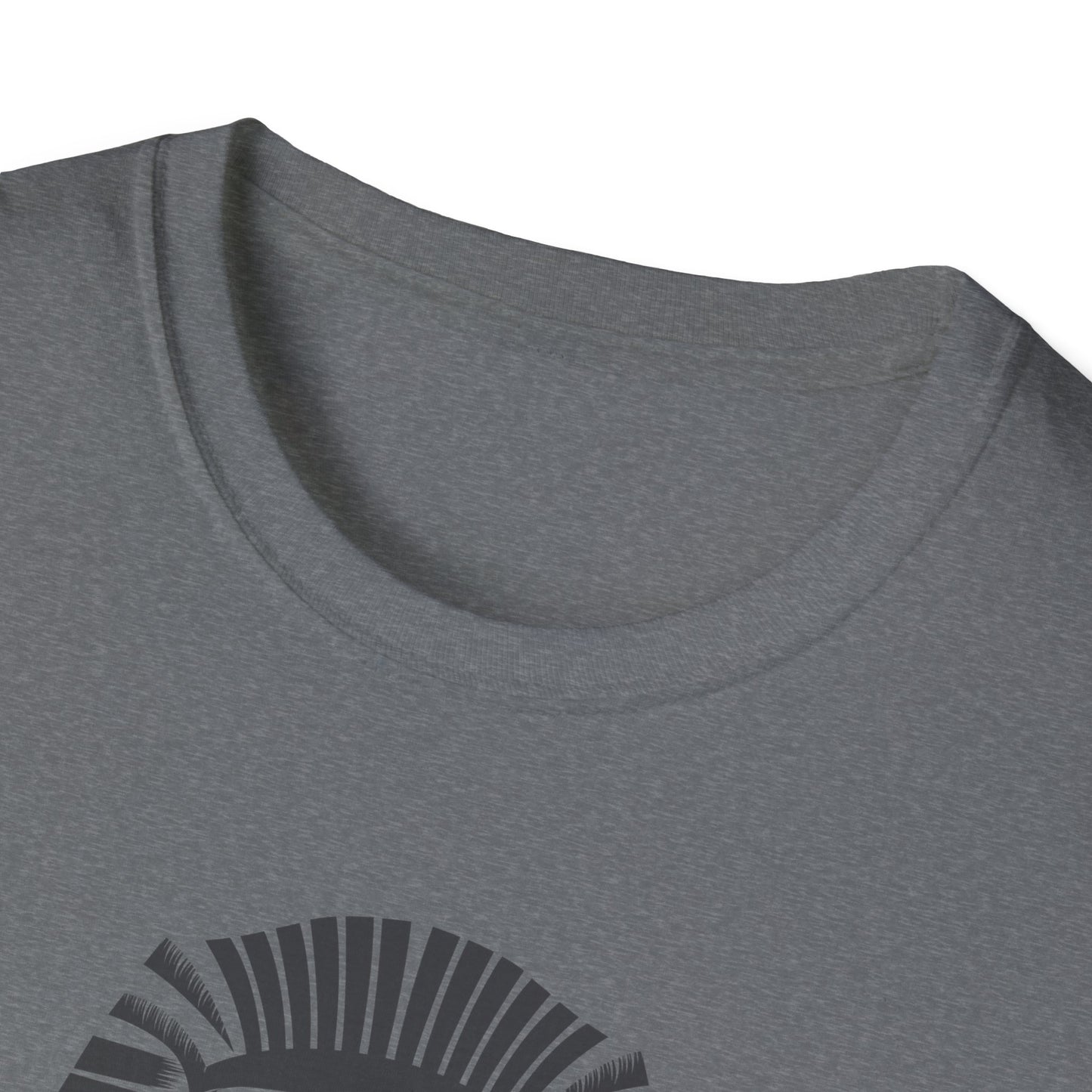 Unisex Softstyle T-Shirt - Alien Pharaoh Graphic Tee - Perfect for Casual Wear and Sci-Fi Lovers