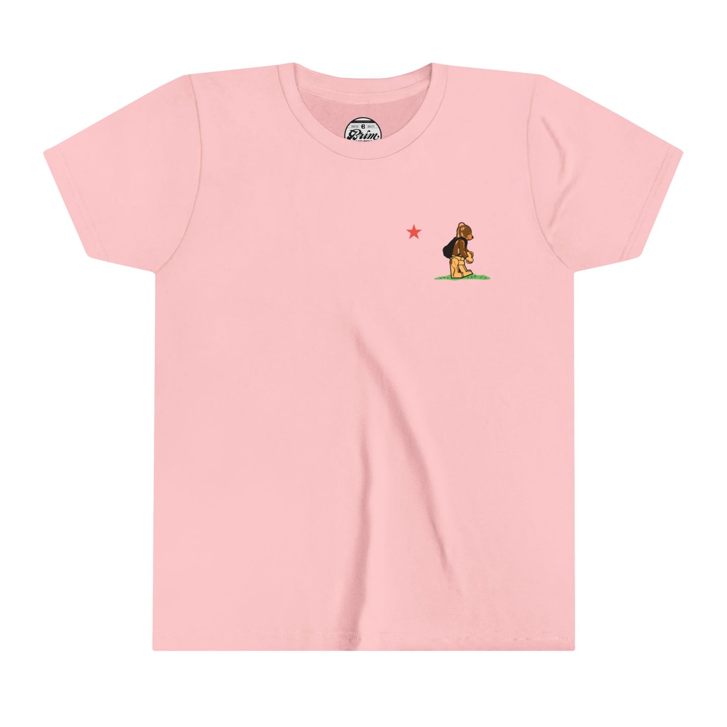 On My Grizzly Grizz Figz Youth Short Sleeve Tee