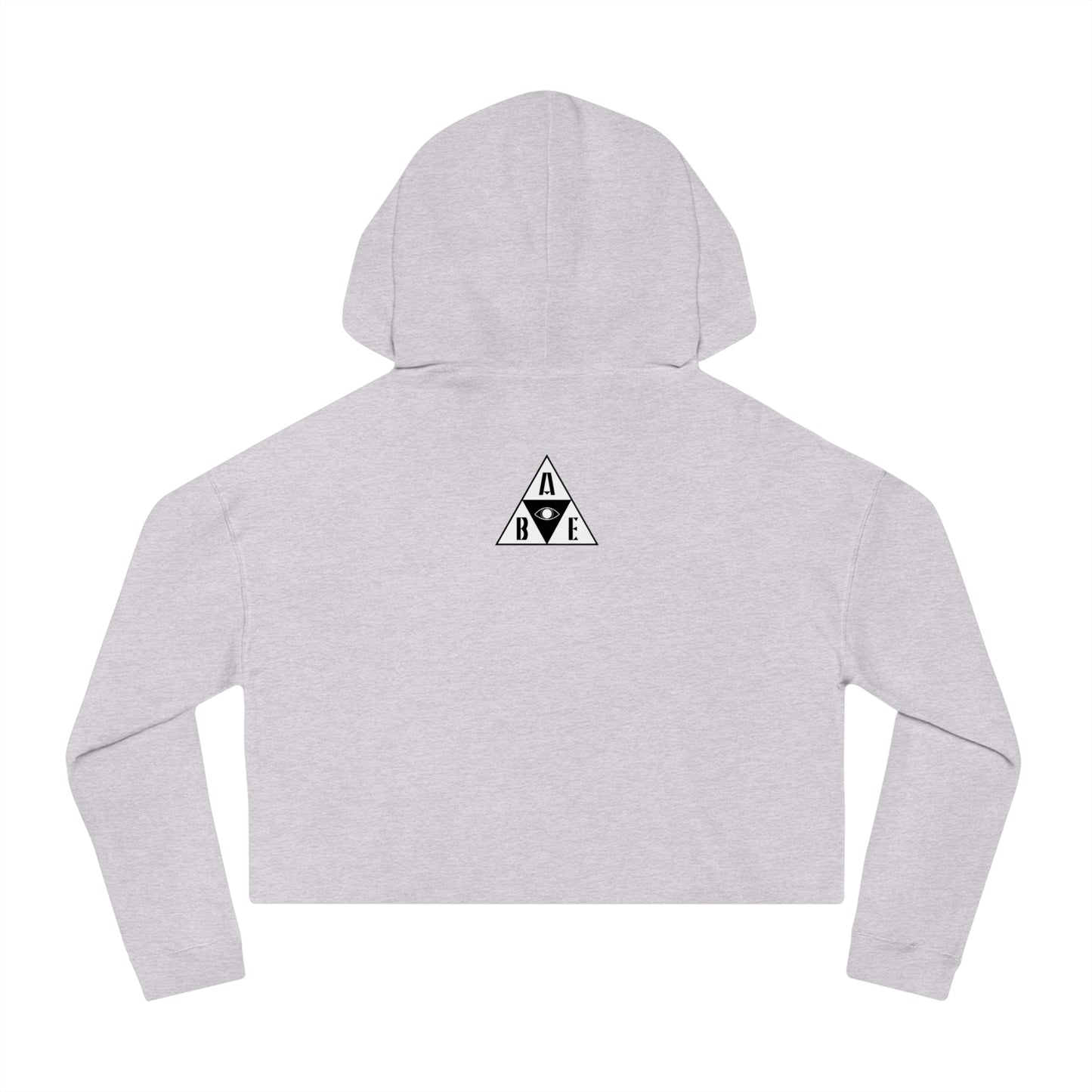 Women’s Cropped Hooded Sweatshirt - 'Aliens Built Earth' Casual Hoodie