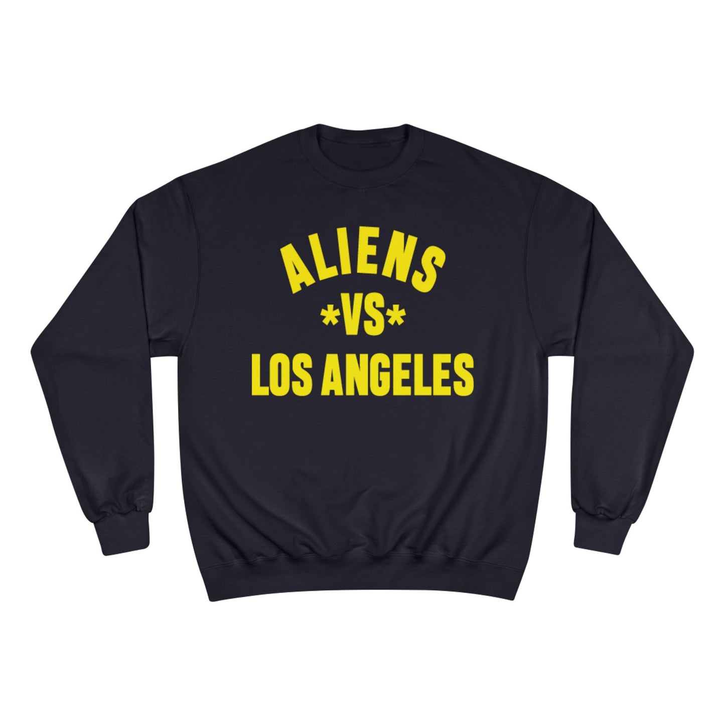 Champion Sweatshirt: ALIENS VS LOS ANGELES Graphic Sweatshirt