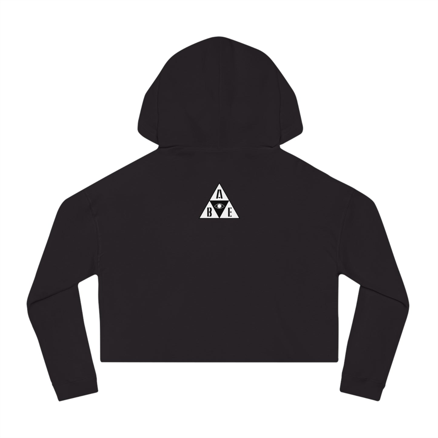 Women’s Cropped Hooded Sweatshirt - 'Aliens Built Earth' Casual Hoodie