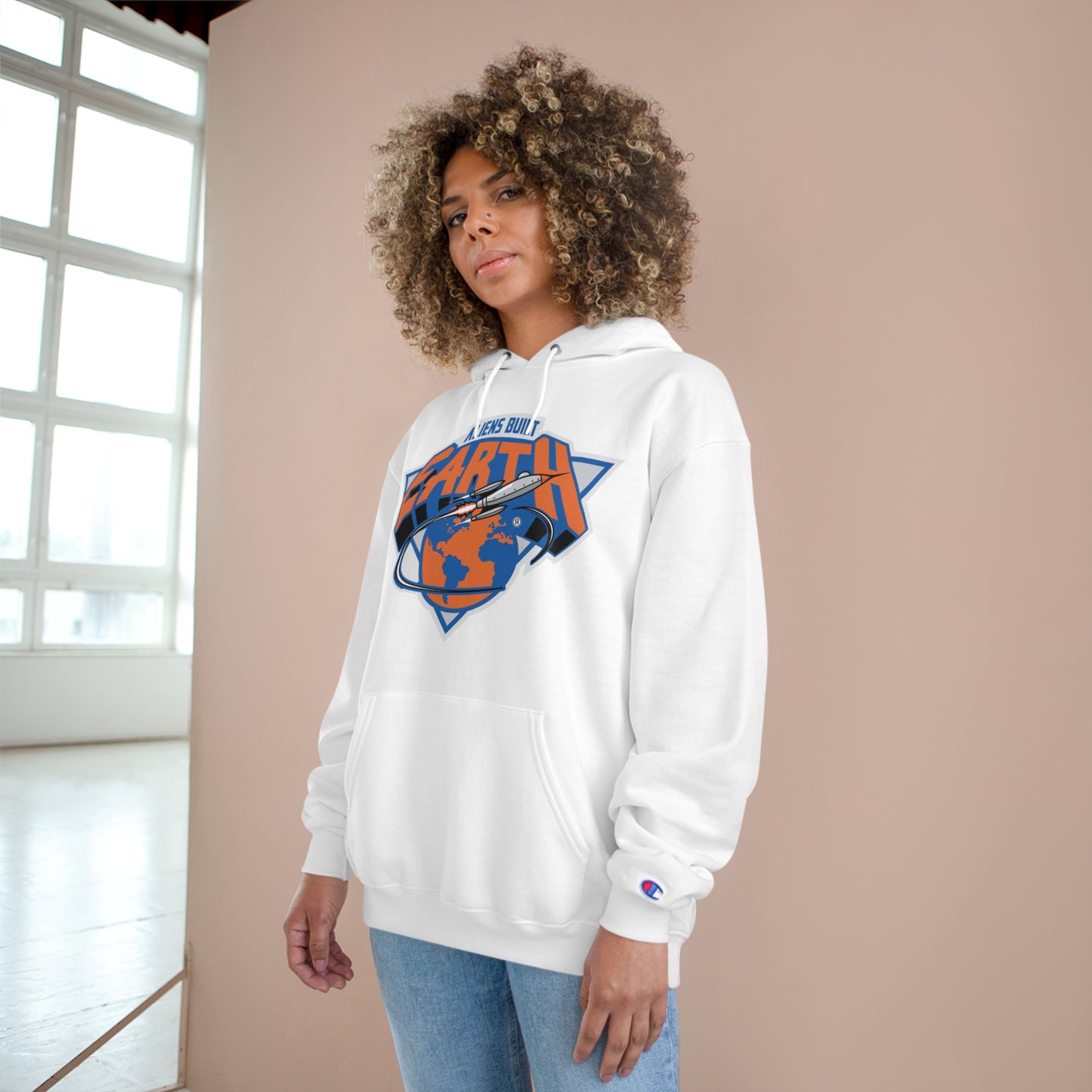 Aliens Built Earth The Playoffs! Knicks Champion Hoodie