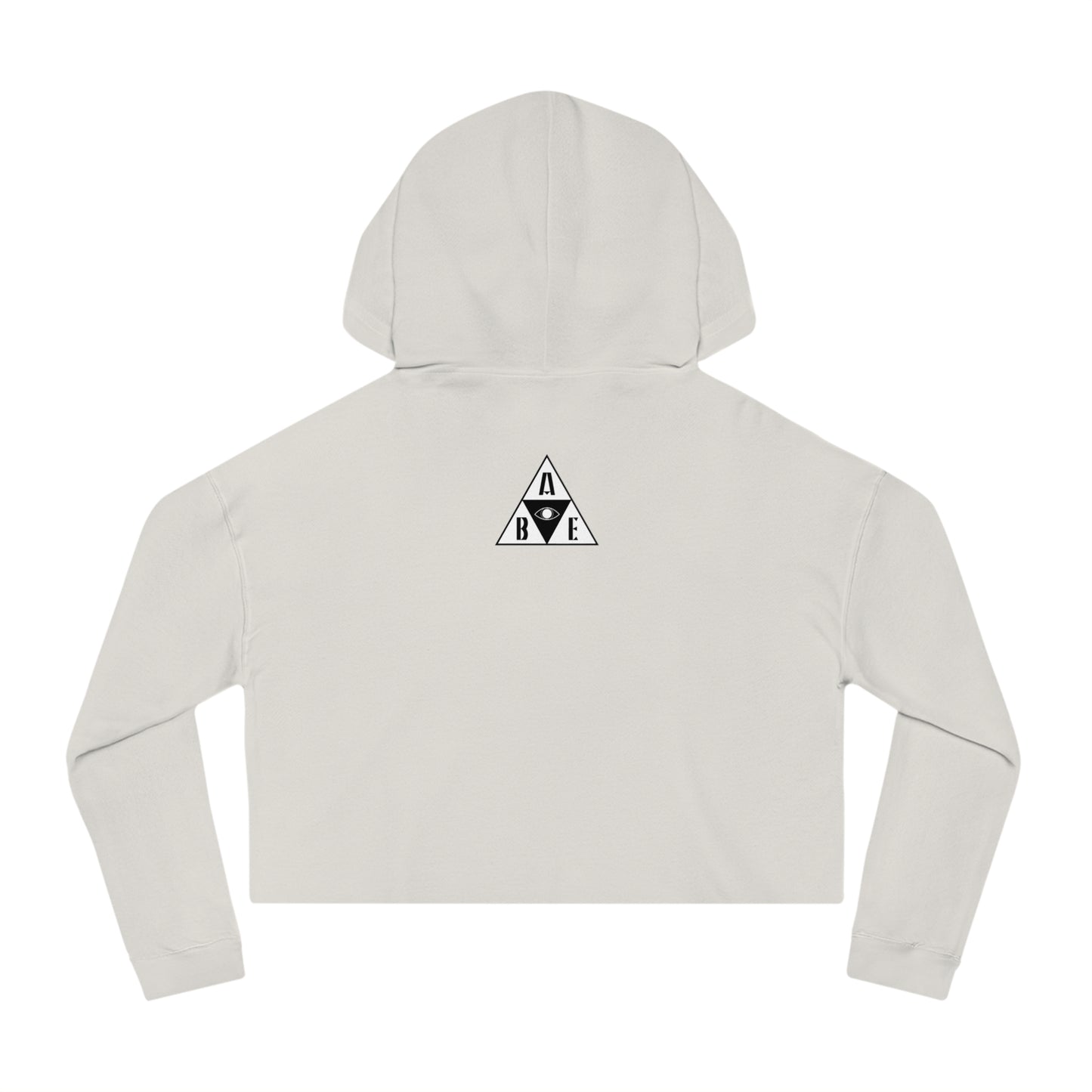 Women’s Cropped Hooded Sweatshirt - 'Aliens Built Earth' Casual Hoodie