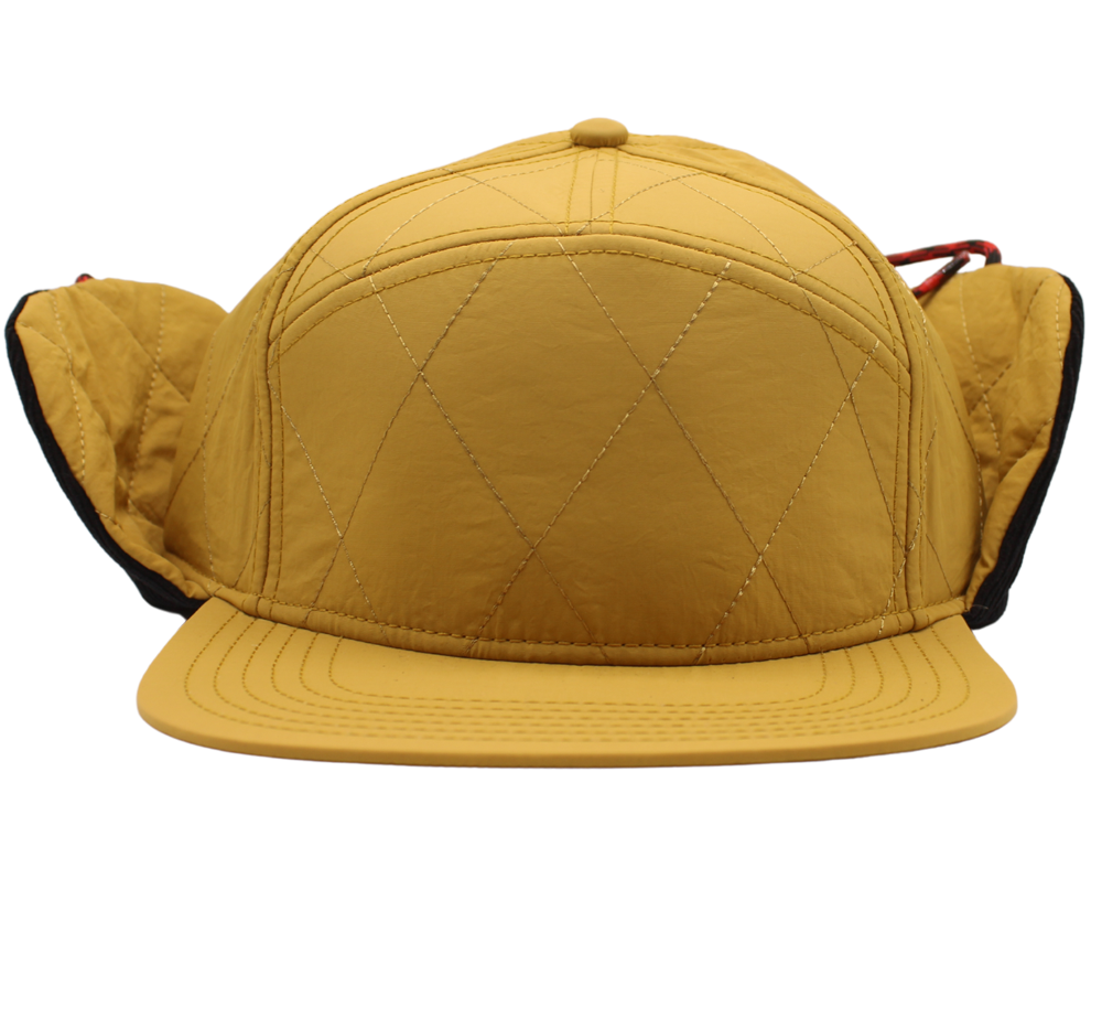 Hard Tan 7 panel Strapback