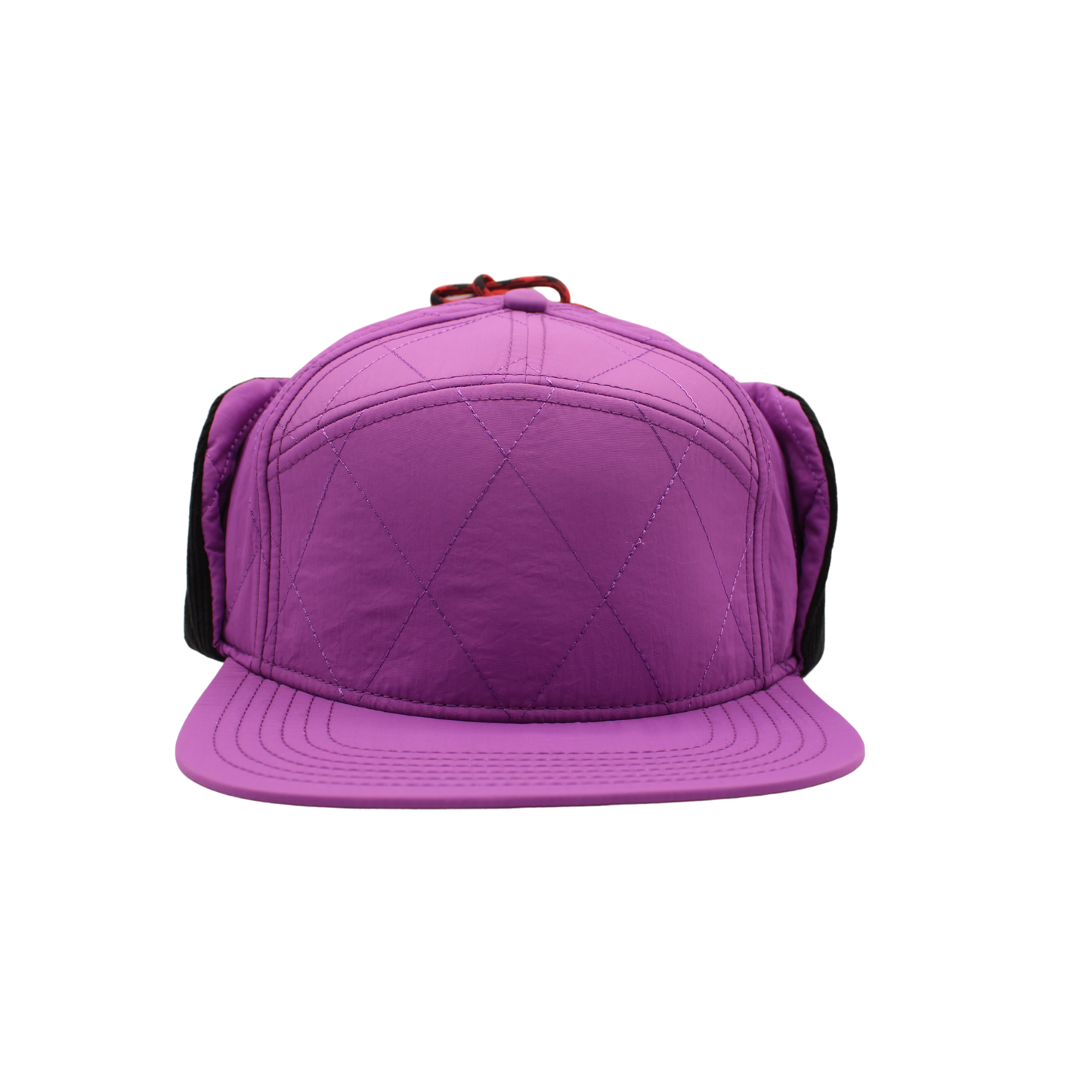 Purple People 7 panel blank Strapback