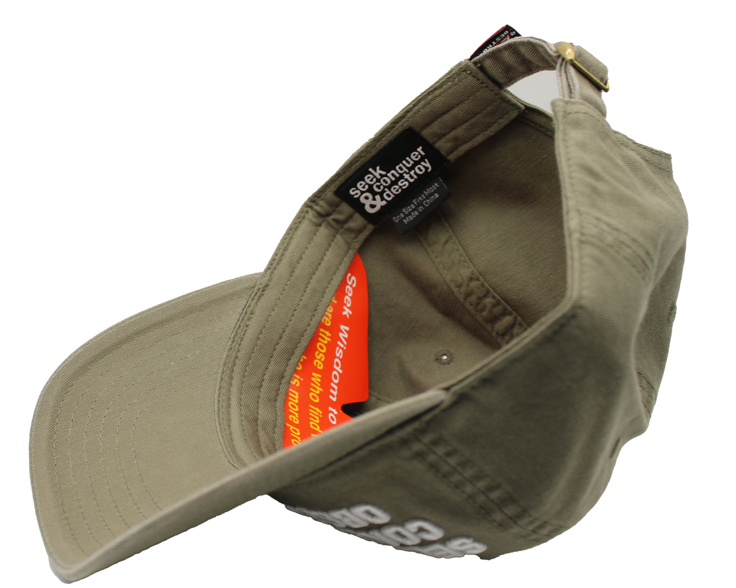 SCD Unstructured Seek Wisdom Conquer all Obstacles hat