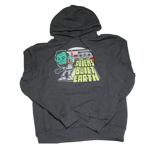 Aliens Built Earth X Champion Boom Box Hoodie