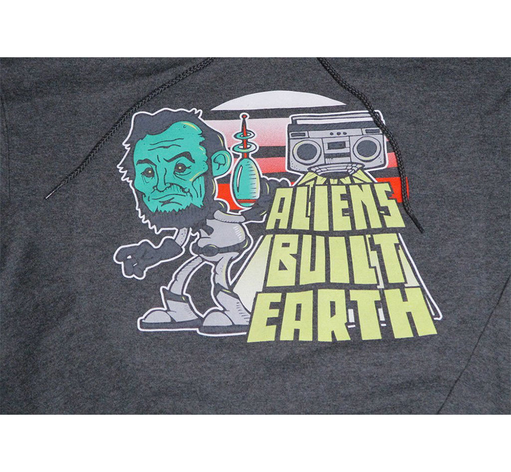 Aliens Built Earth X Champion Boom Box Hoodie