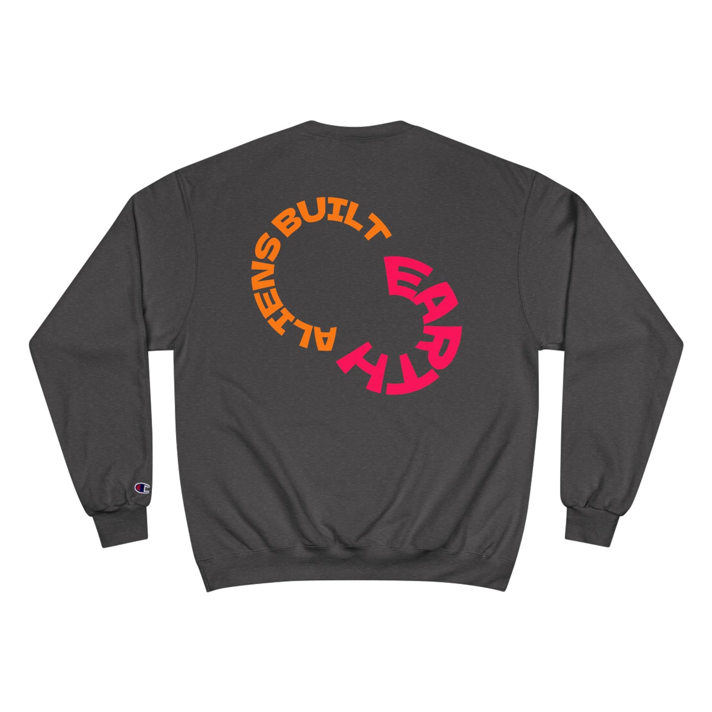 Alien Built Earth Neon Logo Sweatshirt