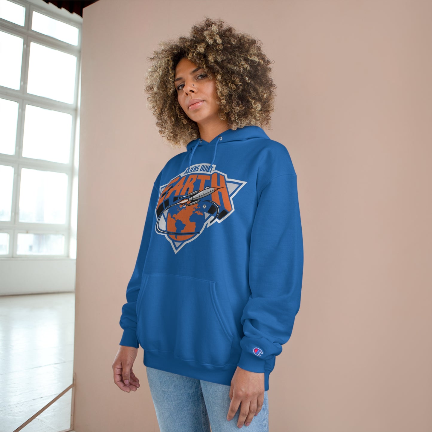 Aliens Built Earth The Playoffs! Knicks Champion Hoodie