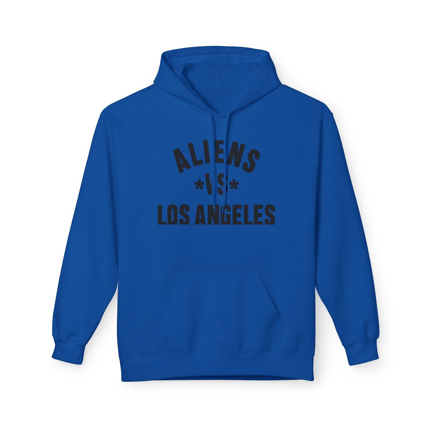 Aliens vs Los Angeles Hoodie — Vintage Sci‑Fi LA Graphic Pullover