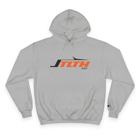 Champion Hoodie — SLTH Navy Racing Logo Pullover