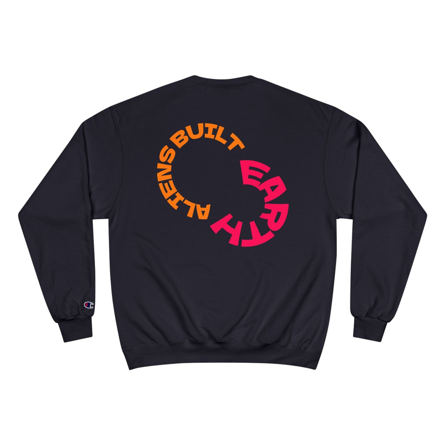 Alien Built Earth Neon Logo Sweatshirt