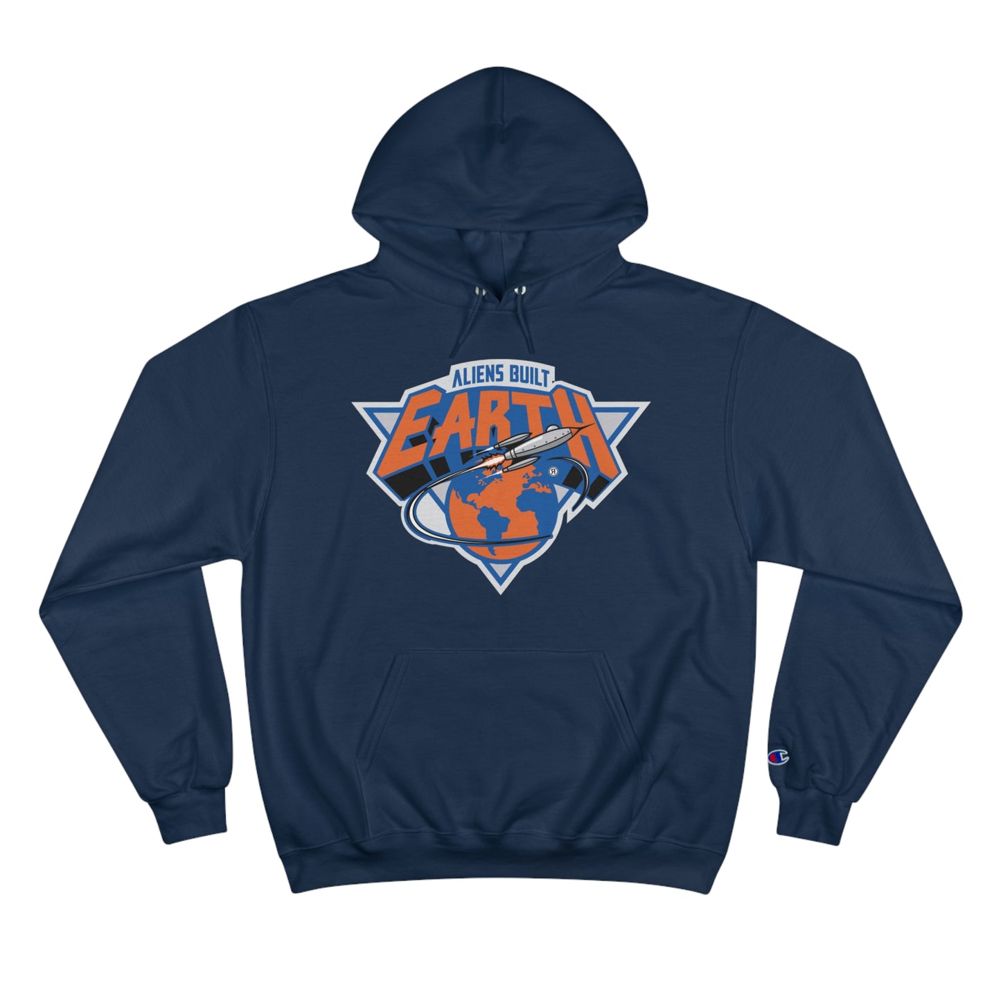 Aliens Built Earth The Playoffs! Knicks Champion Hoodie