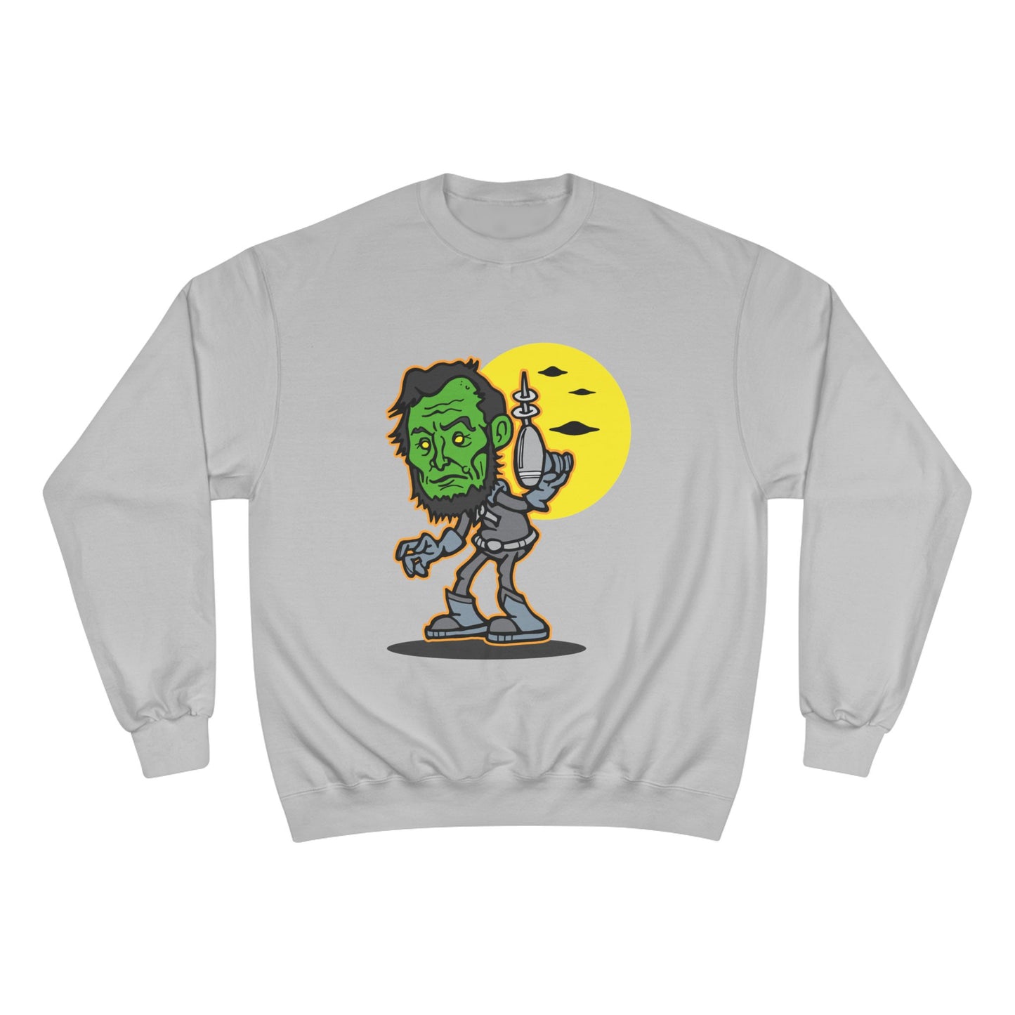Bigfoot Encounter Sweatshirt - Cozy, Fun Gift for Nature Lovers, Halloween, Humor Apparel, Unique Statement Piece, Alien Lovers