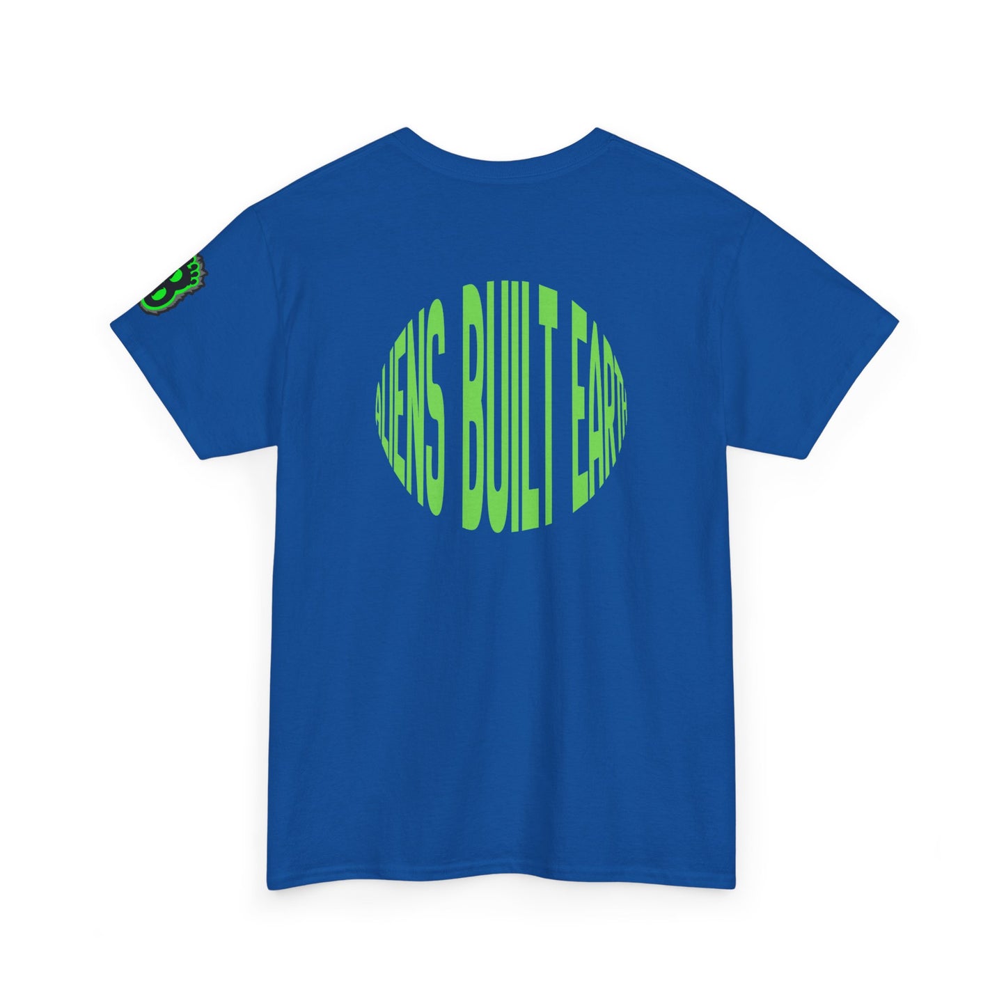 Bigfoot Encounter Tee — Neon Green Cryptid Graphic T-Shirt