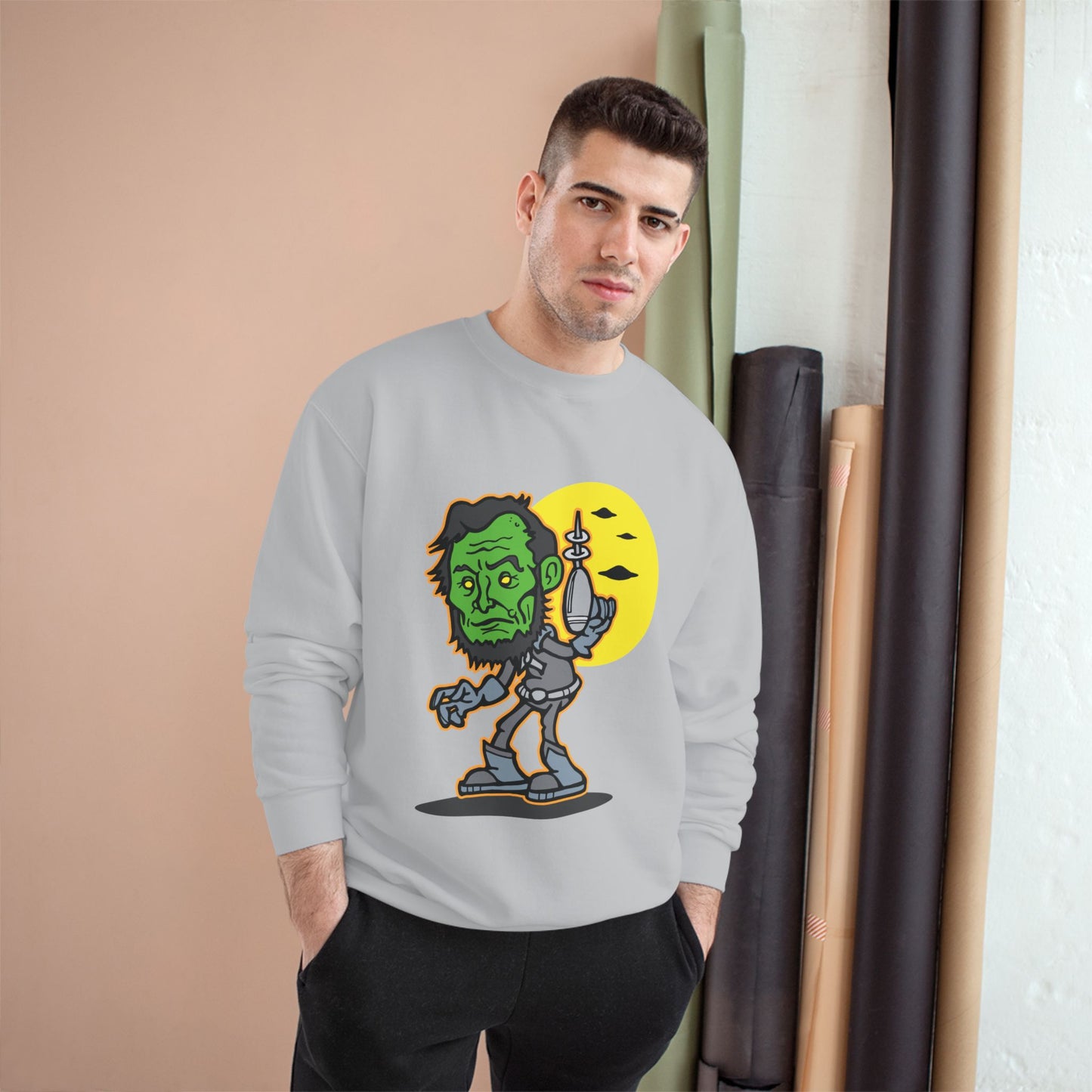 Bigfoot Encounter Sweatshirt - Cozy, Fun Gift for Nature Lovers, Halloween, Humor Apparel, Unique Statement Piece, Alien Lovers