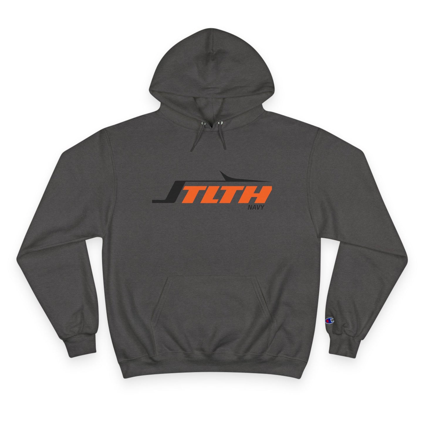 Champion Hoodie — SLTH Navy Racing Logo Pullover