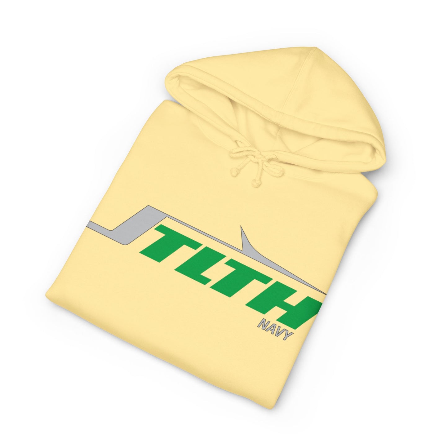 STLTH Navy Logo Hoodie – Retro Racing Graphic Pullover