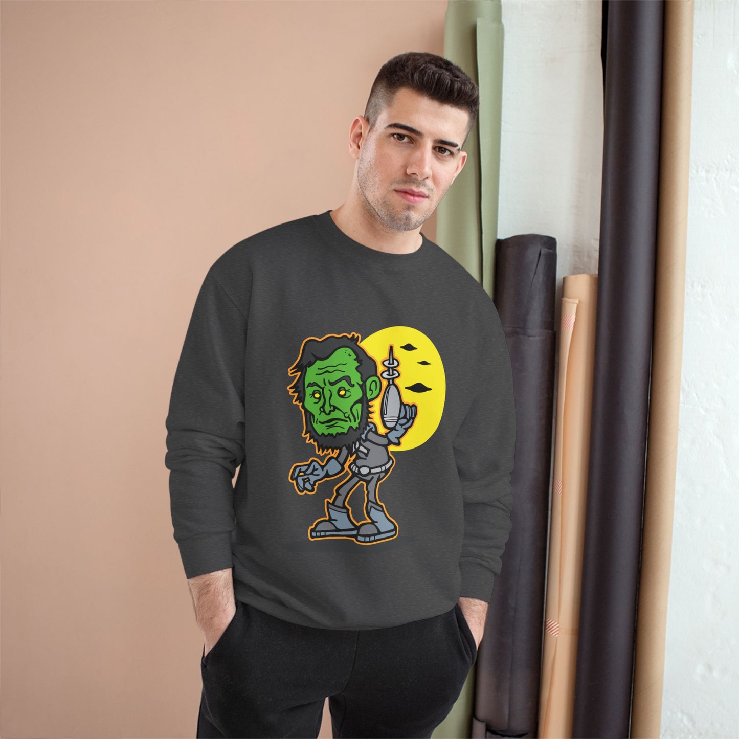 Bigfoot Encounter Sweatshirt - Cozy, Fun Gift for Nature Lovers, Halloween, Humor Apparel, Unique Statement Piece, Alien Lovers