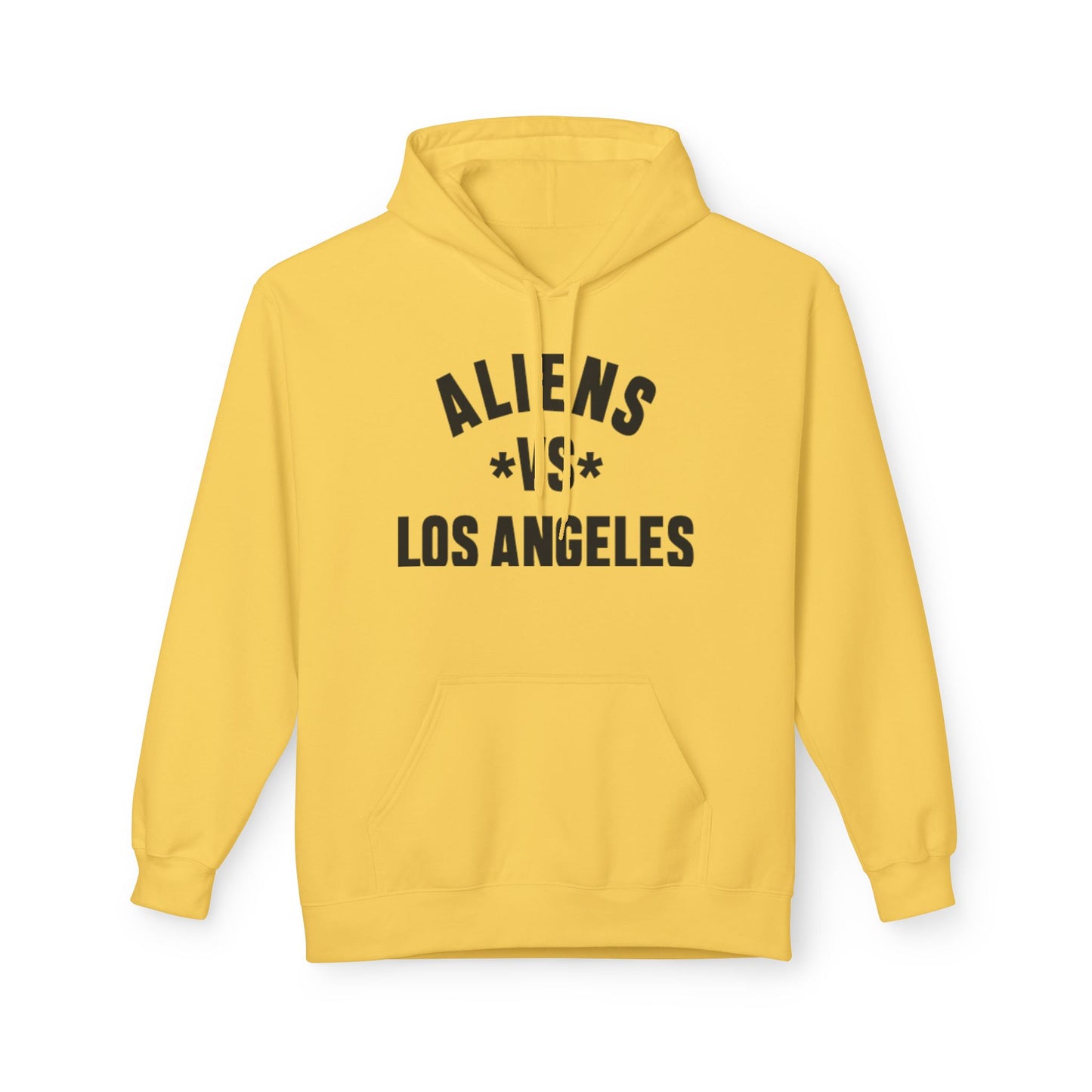 Aliens vs Los Angeles Hoodie — Vintage Sci‑Fi LA Graphic Pullover