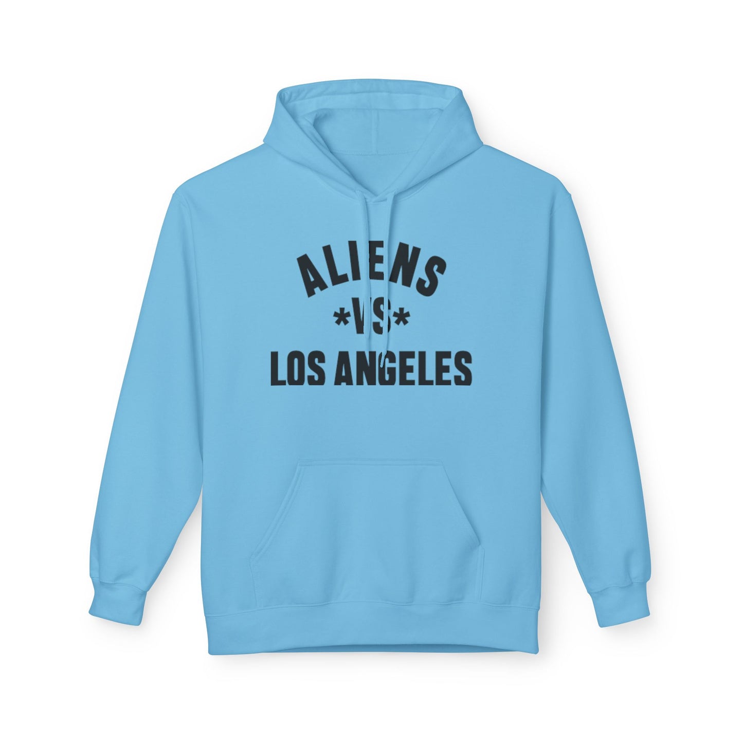 Aliens vs Los Angeles Hoodie — Vintage Sci‑Fi LA Graphic Pullover
