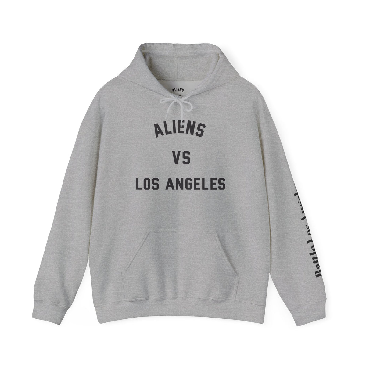 Aliens vs Los Angeles Hoodie – Graphic City Rivalry Sweatshirt