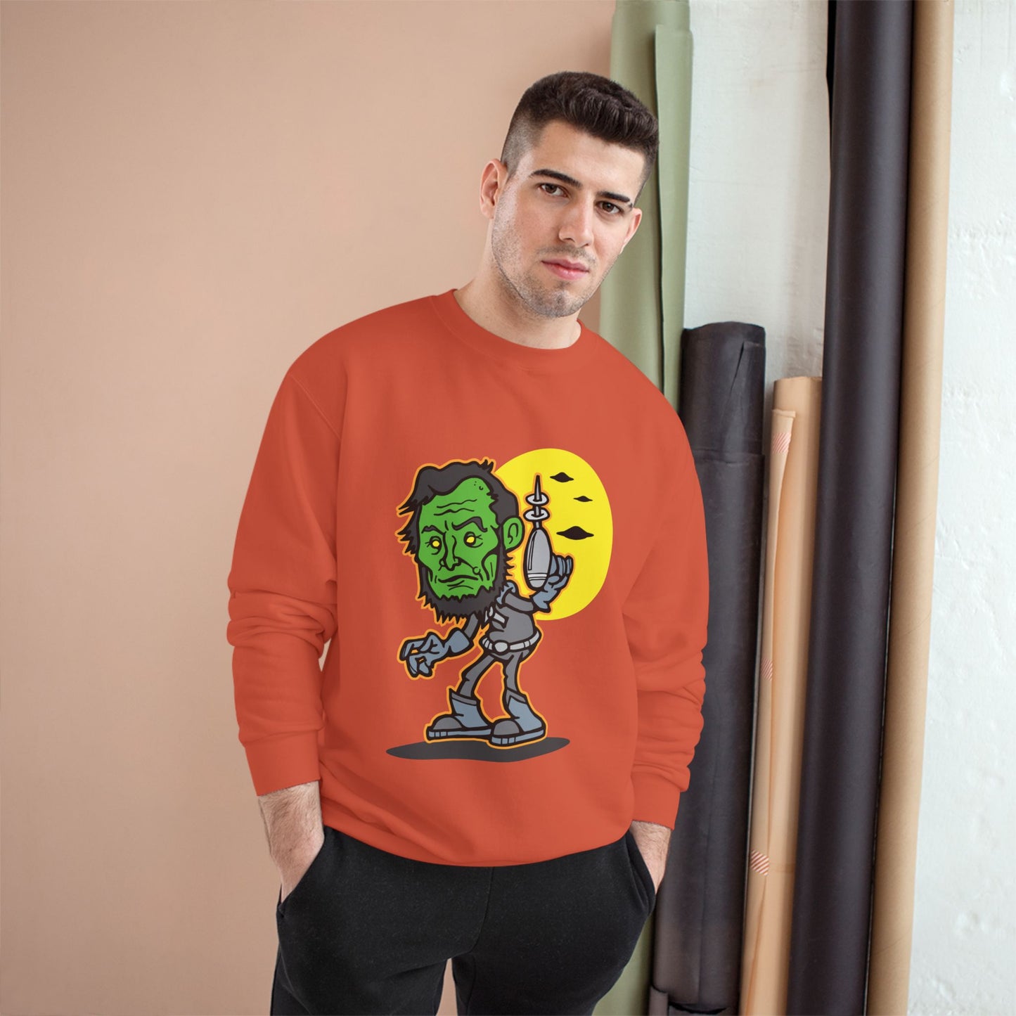 Bigfoot Encounter Sweatshirt - Cozy, Fun Gift for Nature Lovers, Halloween, Humor Apparel, Unique Statement Piece, Alien Lovers