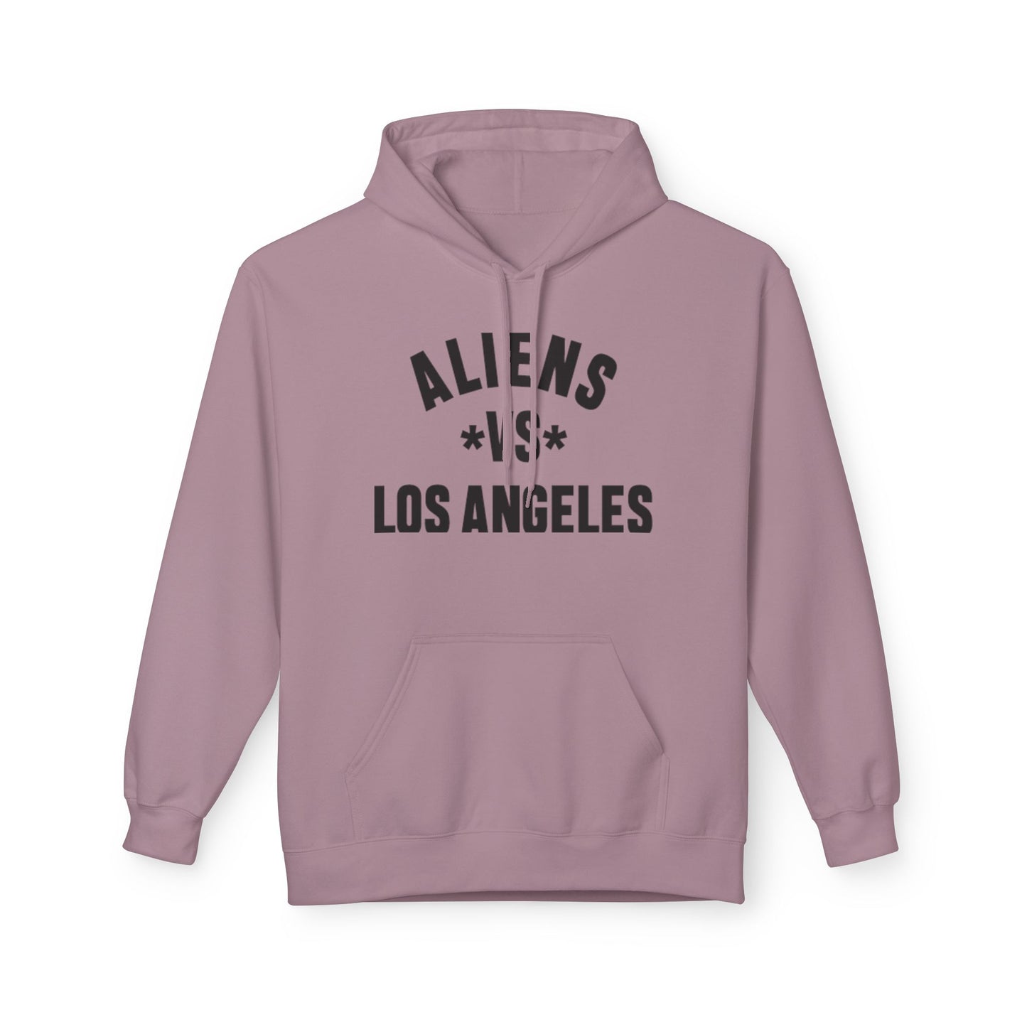 Aliens vs Los Angeles Hoodie — Vintage Sci‑Fi LA Graphic Pullover