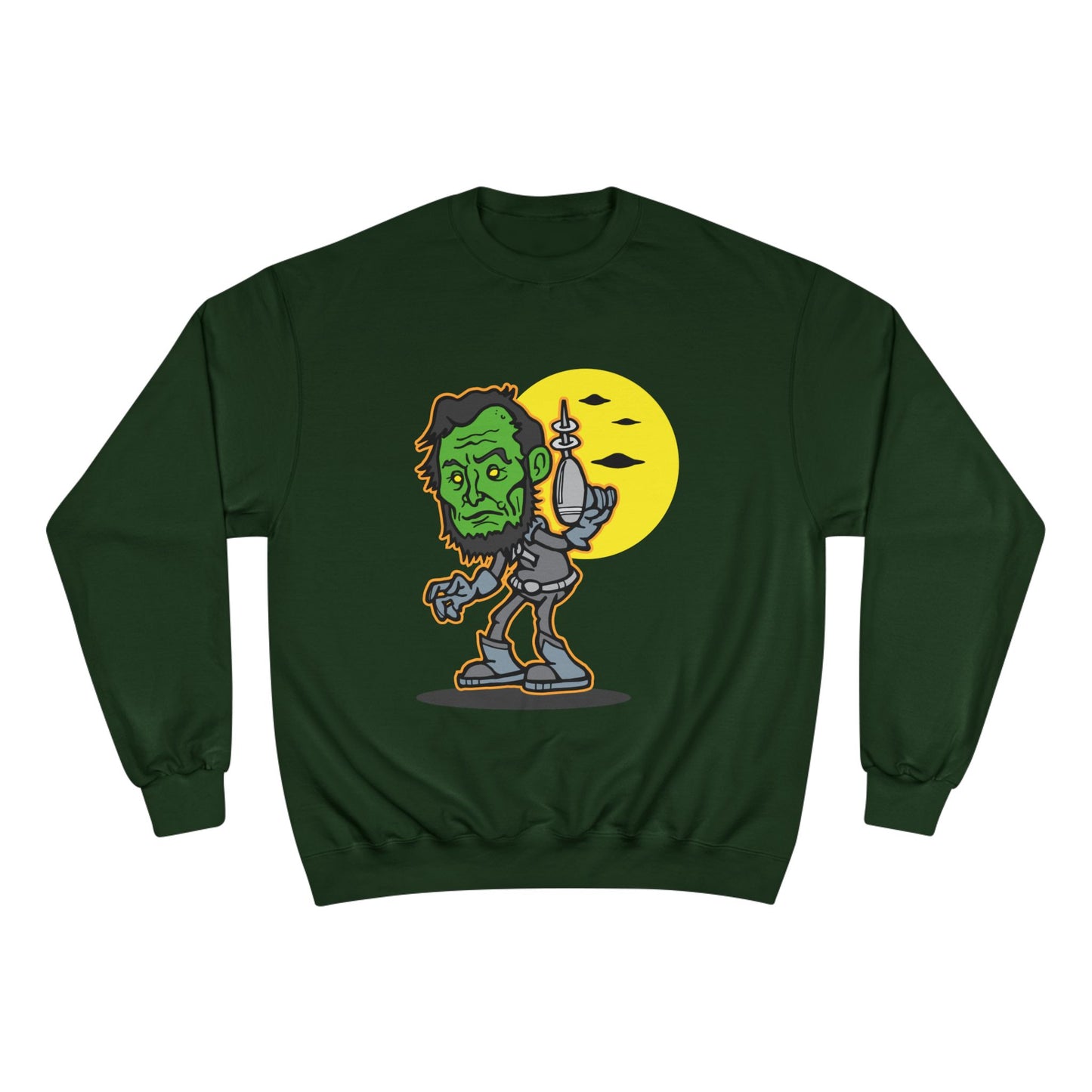 Bigfoot Encounter Sweatshirt - Cozy, Fun Gift for Nature Lovers, Halloween, Humor Apparel, Unique Statement Piece, Alien Lovers
