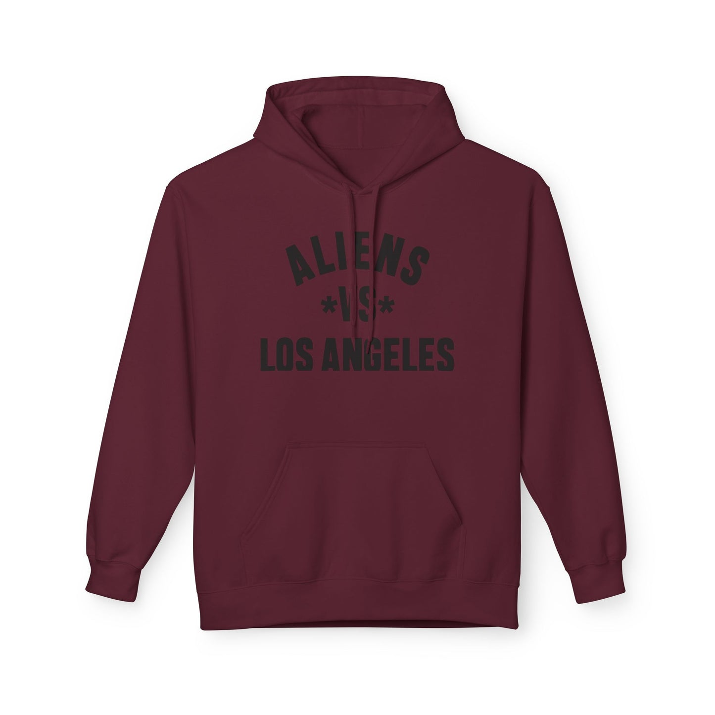 Aliens vs Los Angeles Hoodie — Vintage Sci‑Fi LA Graphic Pullover
