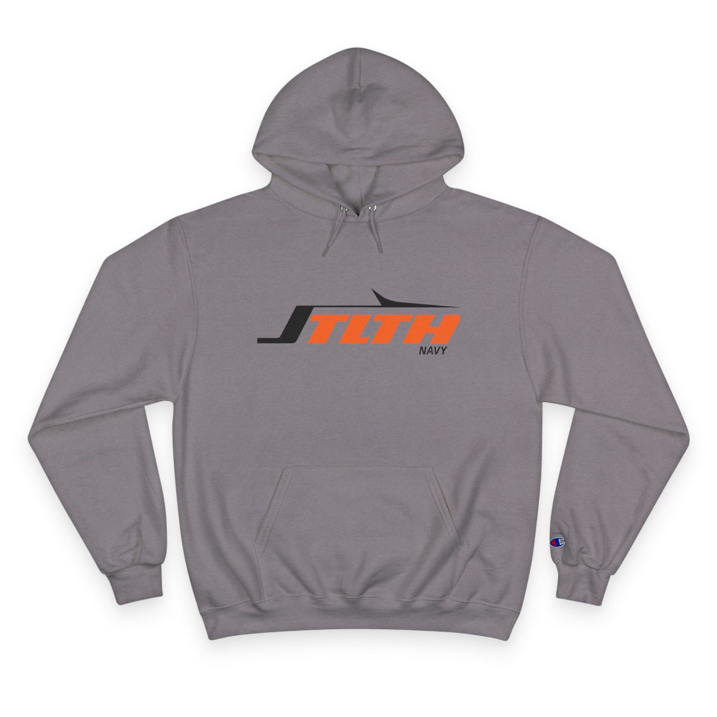 Champion Hoodie — SLTH Navy Racing Logo Pullover