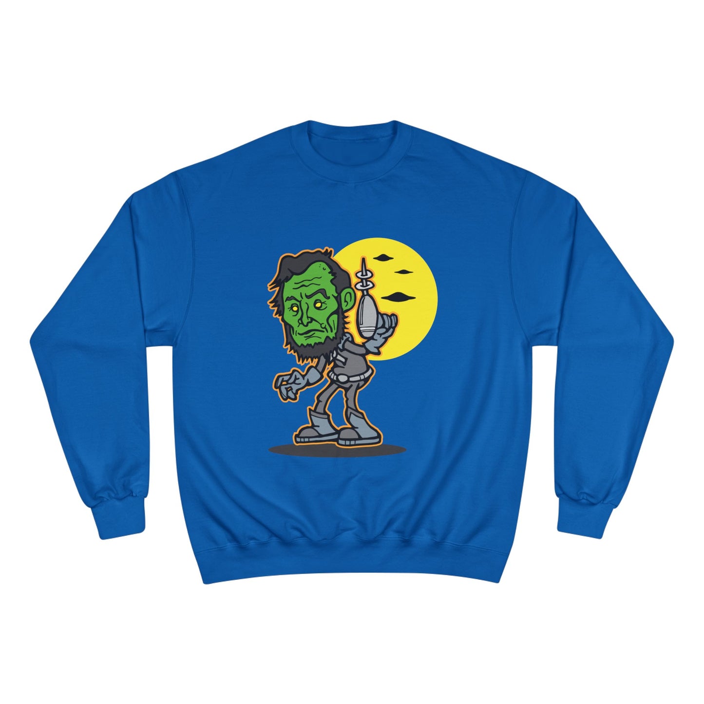 Bigfoot Encounter Sweatshirt - Cozy, Fun Gift for Nature Lovers, Halloween, Humor Apparel, Unique Statement Piece, Alien Lovers