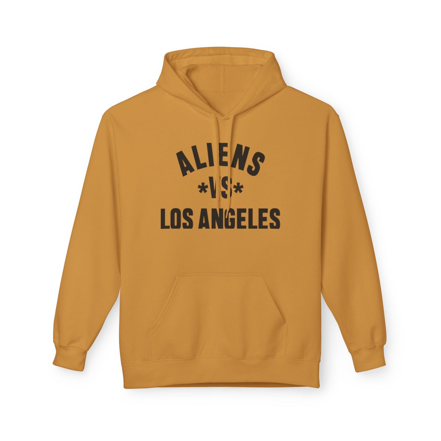 Aliens vs Los Angeles Hoodie — Vintage Sci‑Fi LA Graphic Pullover
