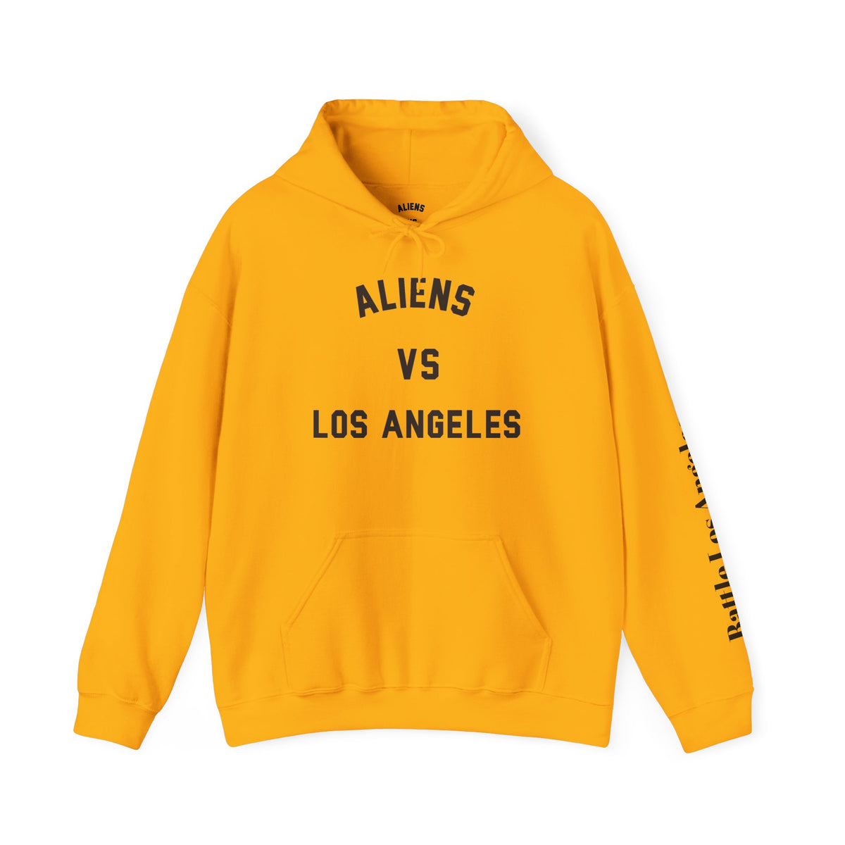 Aliens vs Los Angeles Hoodie – Graphic City Rivalry Sweatshirt