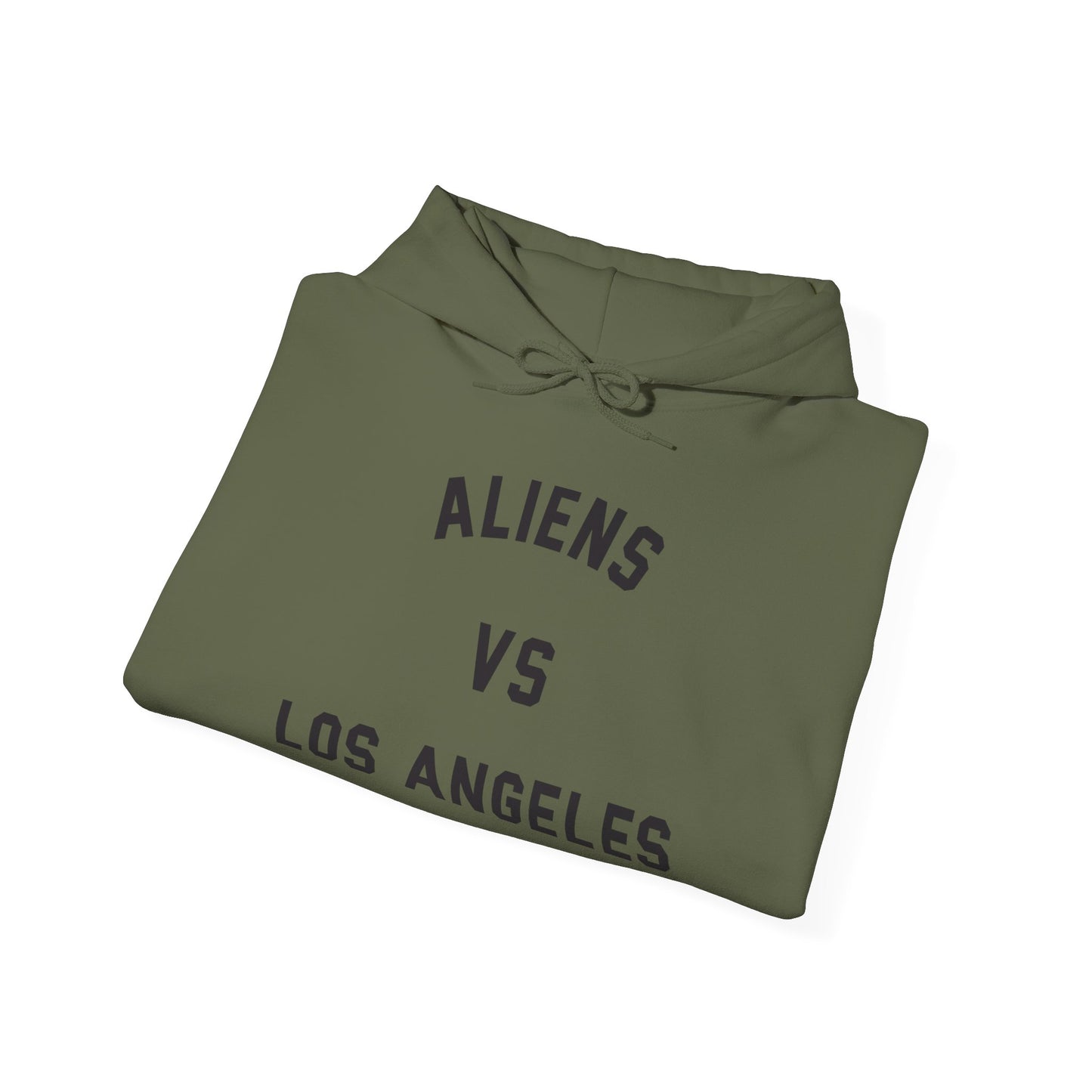 Aliens vs Los Angeles Hoodie – Graphic City Rivalry Sweatshirt