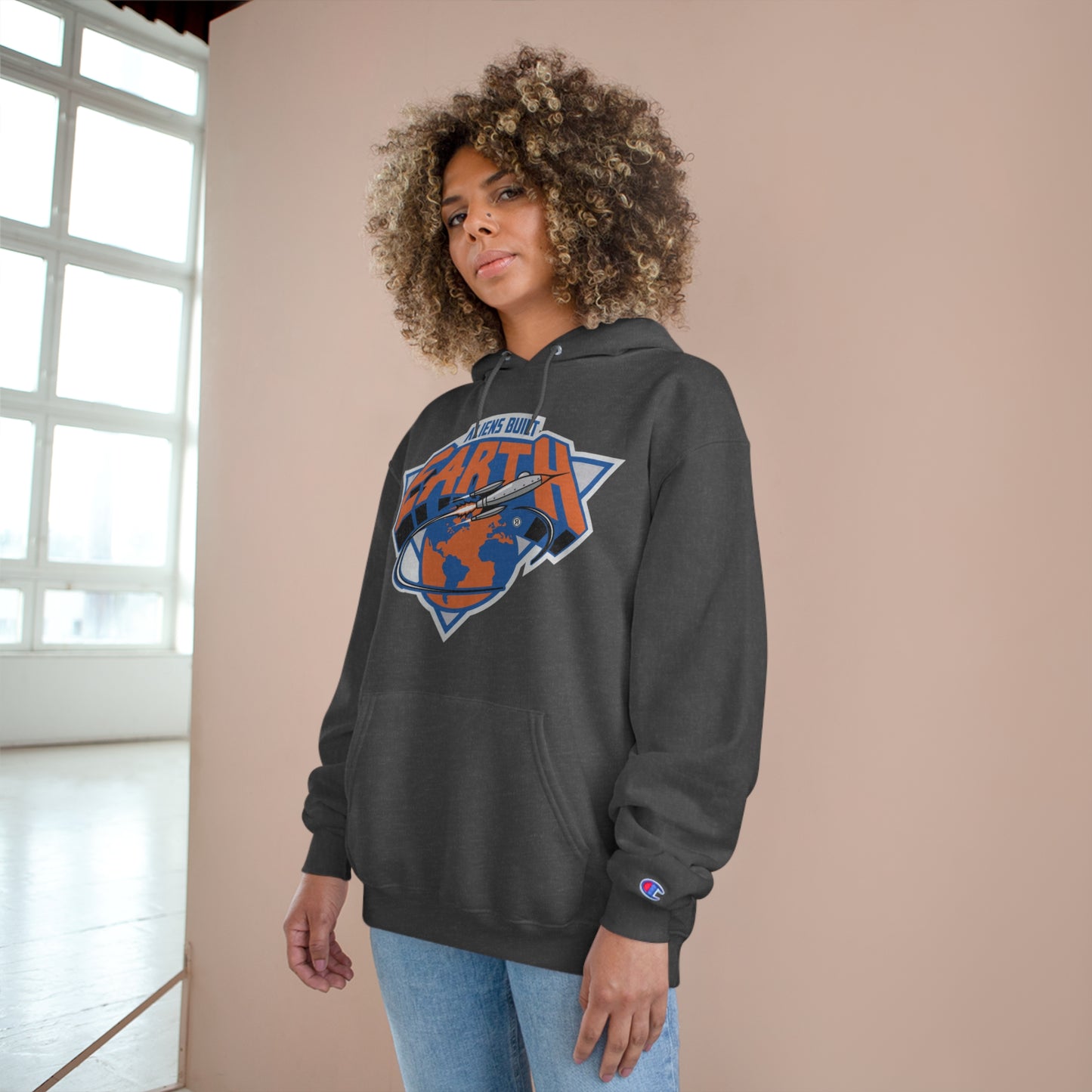 Aliens Built Earth The Playoffs! Knicks Champion Hoodie